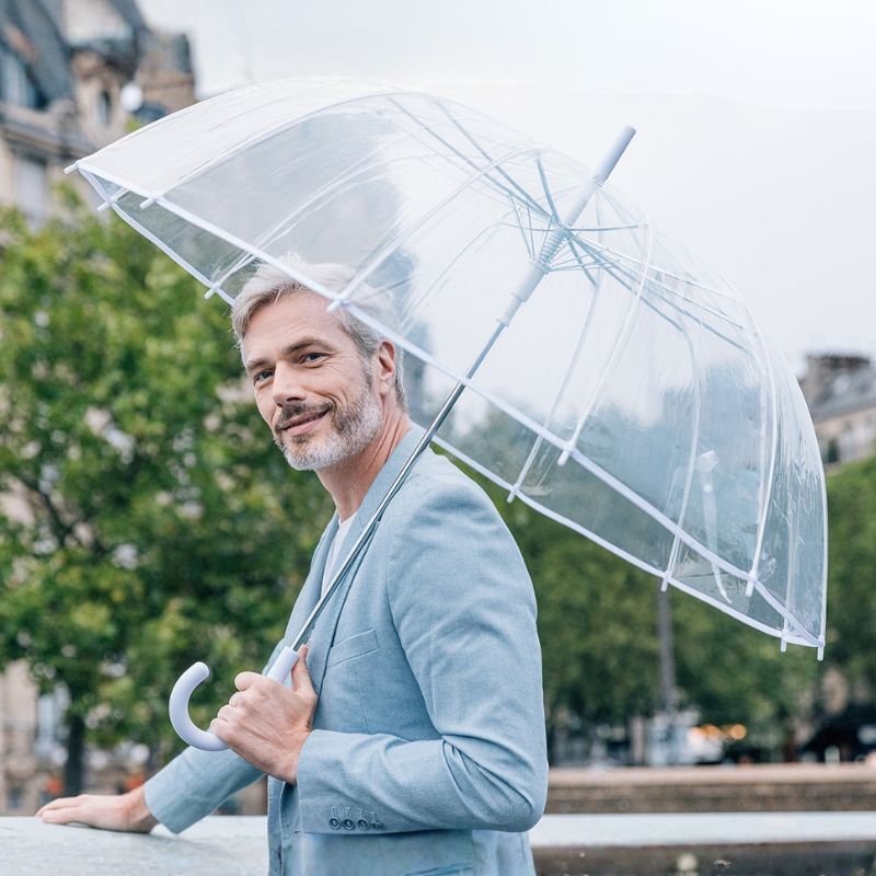 BUL0302_parapluie_cloche_transparent_unis_blanc_smati_3 BUL0302_parapluie_cloche_transparent_unis_blanc_smati_3